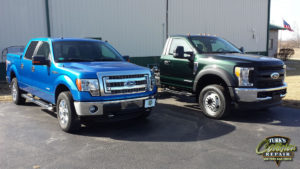 Ford F150 Collision Repair & Ford F450 Complete Paint Job Color Change!