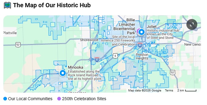 The Map of Our Historic Hub